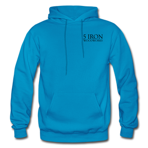 5 Iron Woodworks Hoodie - turquoise