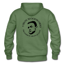 Load image into Gallery viewer, 5 Iron Woodworks Hoodie - military green
