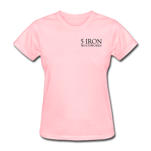 5 iron Woodworks Women's T-Shirt - pink