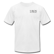 Load image into Gallery viewer, 5 Iron Woodworks Premium T-Shirt - white
