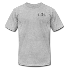 Load image into Gallery viewer, 5 Iron Woodworks Premium T-Shirt - heather gray
