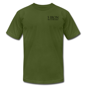 5 Iron Woodworks Premium T-Shirt - olive