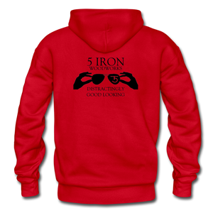 5 Iron Woodworks Hoodie - red