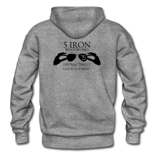 Load image into Gallery viewer, 5 Iron Woodworks Hoodie - graphite heather
