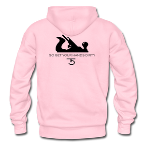 5  Iron Woodworks Hoodie - light pink