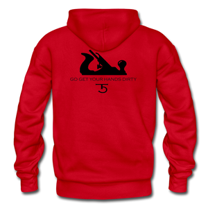 5  Iron Woodworks Hoodie - red