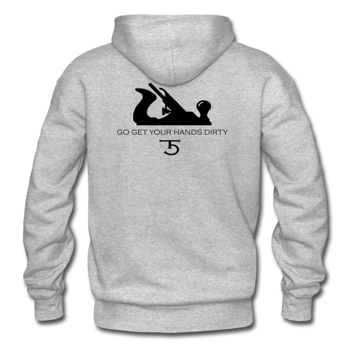 5  Iron Woodworks Hoodie - heather gray