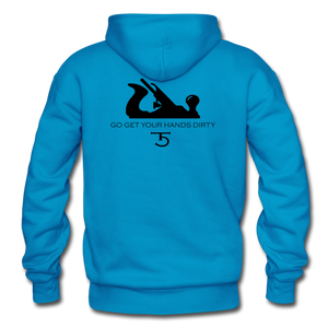 5  Iron Woodworks Hoodie - turquoise