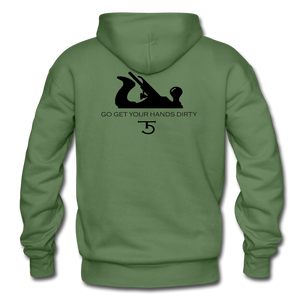 5  Iron Woodworks Hoodie - military green