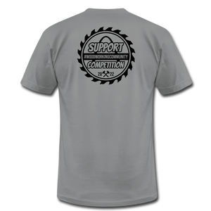 Support over Competition Breuer Builds Premium T-Shirt - slate
