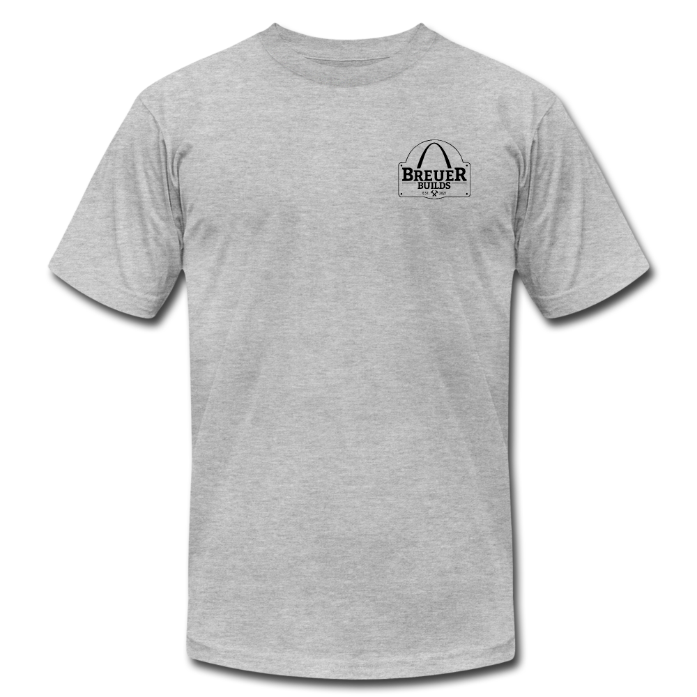 Support over Competition Breuer Builds Premium T-Shirt - heather gray
