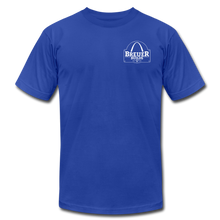 Load image into Gallery viewer, Support over Competition Breuer Builds Premium T-Shirt - royal blue
