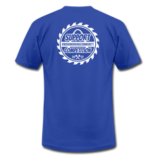 Load image into Gallery viewer, Support over Competition Breuer Builds Premium T-Shirt - royal blue
