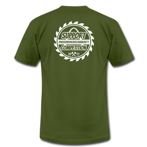 Support over Competition Breuer Builds Premium T-Shirt - olive