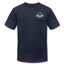 Load image into Gallery viewer, Support over Competition Breuer Builds Premium T-Shirt - navy
