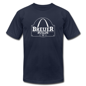 Breuer Builds Premium T-Shirt - navy