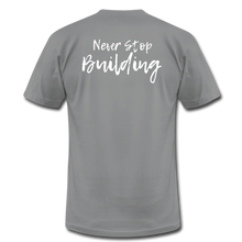 Load image into Gallery viewer, Never Stop Building Beuer Builds Premium T-Shirt - slate
