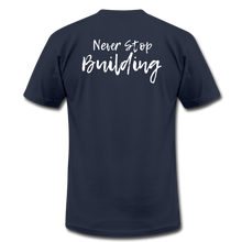 Load image into Gallery viewer, Never Stop Building Beuer Builds Premium T-Shirt - navy
