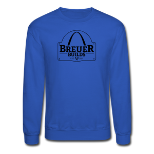 Breuer Builds Crewneck Sweatshirt - royal blue