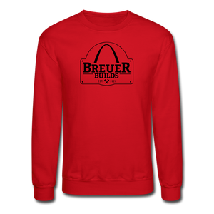 Breuer Builds Crewneck Sweatshirt - red