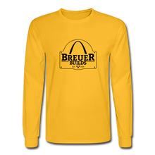 Load image into Gallery viewer, Breuer Builds Long Sleeve T-Shirt - gold
