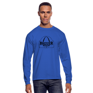 Breuer Builds Long Sleeve T-Shirt - royal blue