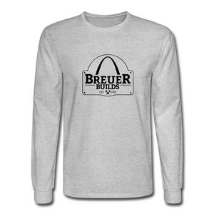 Breuer Builds Long Sleeve T-Shirt - heather gray