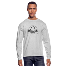 Load image into Gallery viewer, Breuer Builds Long Sleeve T-Shirt - heather gray
