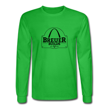 Load image into Gallery viewer, Breuer Builds Long Sleeve T-Shirt - bright green
