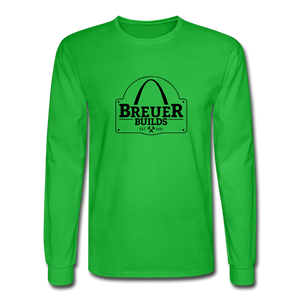 Breuer Builds Long Sleeve T-Shirt - bright green