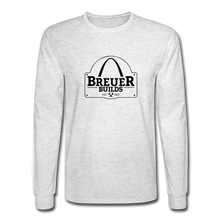 Load image into Gallery viewer, Breuer Builds Long Sleeve T-Shirt - light heather gray
