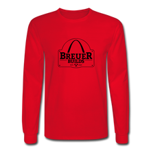 Load image into Gallery viewer, Breuer Builds Long Sleeve T-Shirt - red
