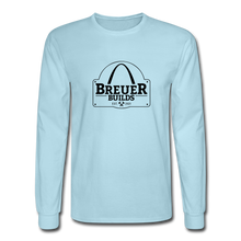 Load image into Gallery viewer, Breuer Builds Long Sleeve T-Shirt - powder blue
