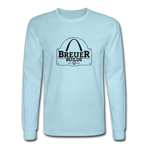 Breuer Builds Long Sleeve T-Shirt - powder blue