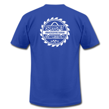 Load image into Gallery viewer, Support over Competition 2 Beuer Builds Premium T-Shirt - royal blue
