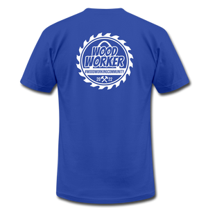 Woodworker Breuer Builds Premium T-Shirt - royal blue