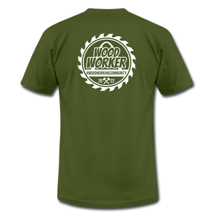 Woodworker Breuer Builds Premium T-Shirt - olive