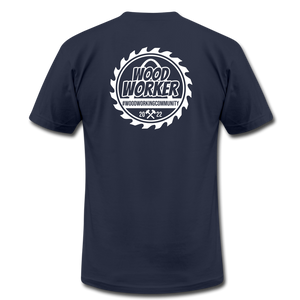 Woodworker Breuer Builds Premium T-Shirt - navy