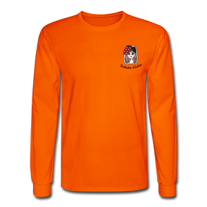 Polkdot Welder Long Sleeve T-Shirt - orange