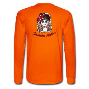 Polkdot Welder Long Sleeve T-Shirt - orange