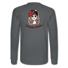 Load image into Gallery viewer, Polkdot Welder Long Sleeve T-Shirt - charcoal
