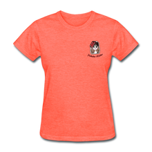 Load image into Gallery viewer, Polkadot Welder Women&#39;s T-Shirt - heather coral
