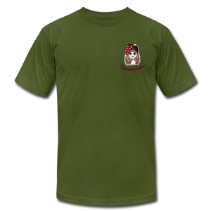 Polkadot Welder Premium T-Shirt - olive