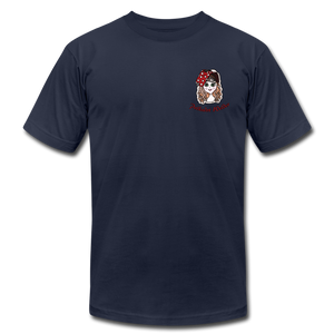 Polkadot Welder Premium T-Shirt - navy
