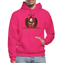 Load image into Gallery viewer, KTG Custom Woodworks Hoodie - fuchsia
