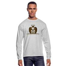 Load image into Gallery viewer, KTG Custom Woodwork Long Sleeve T-Shirt - heather gray
