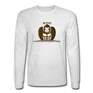 KTG Custom Woodwork Long Sleeve T-Shirt - light heather gray