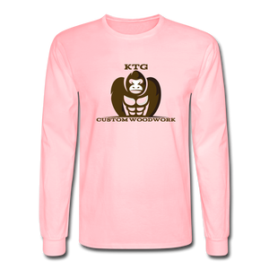 KTG Custom Woodwork Long Sleeve T-Shirt - pink