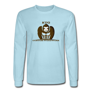 KTG Custom Woodwork Long Sleeve T-Shirt - powder blue