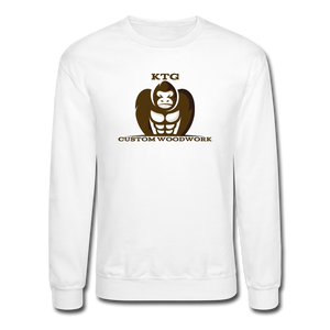 KTG Custom Woodwork Crewneck Sweatshirt - white
